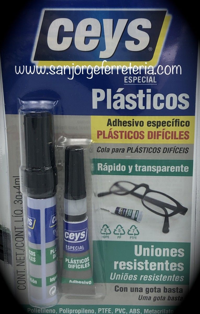 Ceys plásticos difíciles